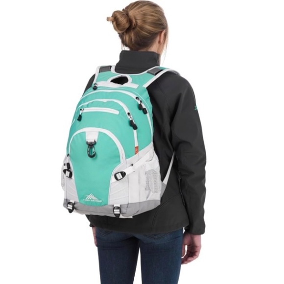 High Sierra Loop Backpack - 33L - Aquamarine/White/Ash - Laptop Sleeve - Storage - Picture 11 of 11